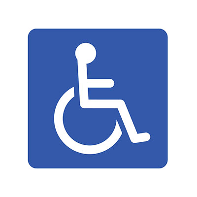 wheelchair access sign